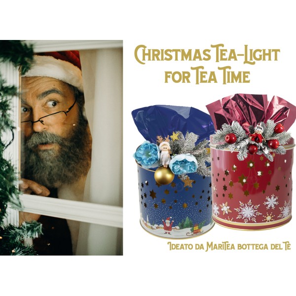 Le Tisane di Natale in Lattina Tealight Blu